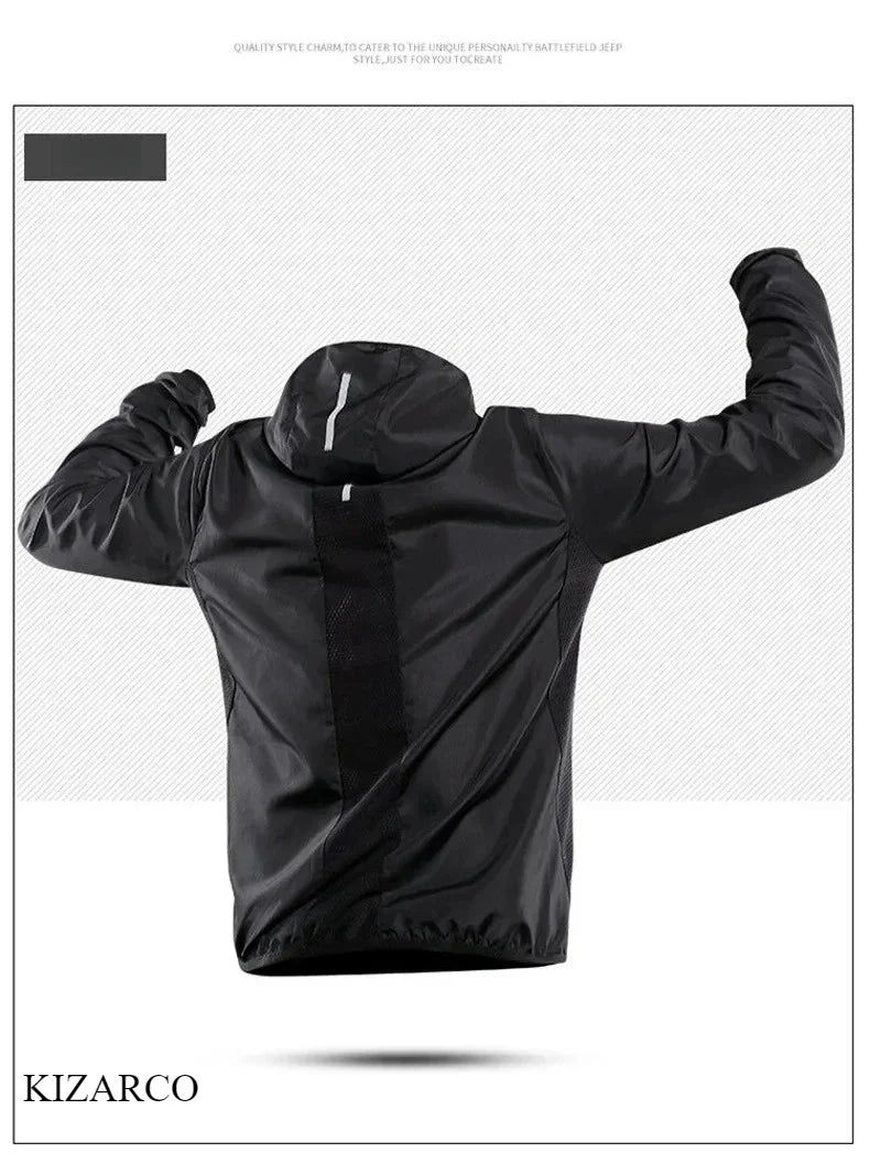 UltraLight Hooded Running Jacket - Windproof & Waterproof