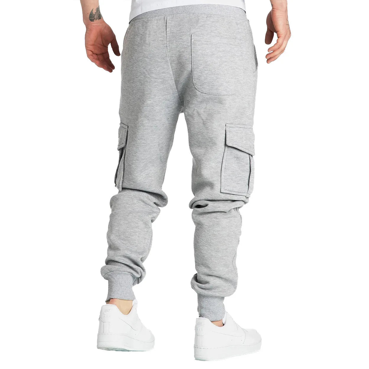 Men's Straight Fit Multi-Pocket Sweatpants