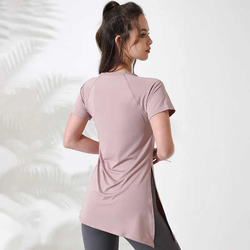 FlexFit Women’s Yoga Top with Side Drawstrings