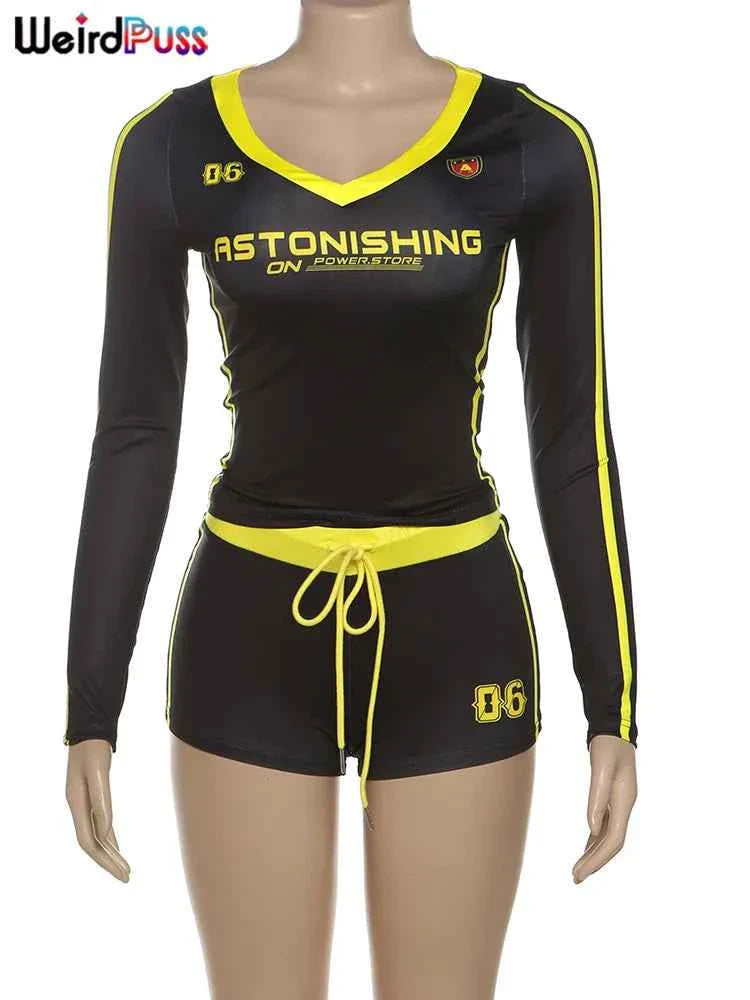 Weird Puss Women's Sporty Tracksuit Set