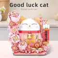 Lucky Cat Building Bricks Set With Lights