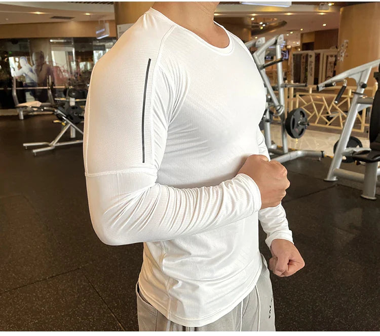 Quick Dry Men's Compression Workout Tee