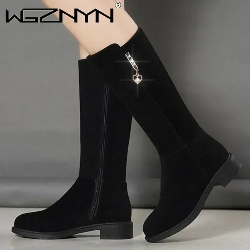 Thigh High Warm Snow Plush Snow Boots