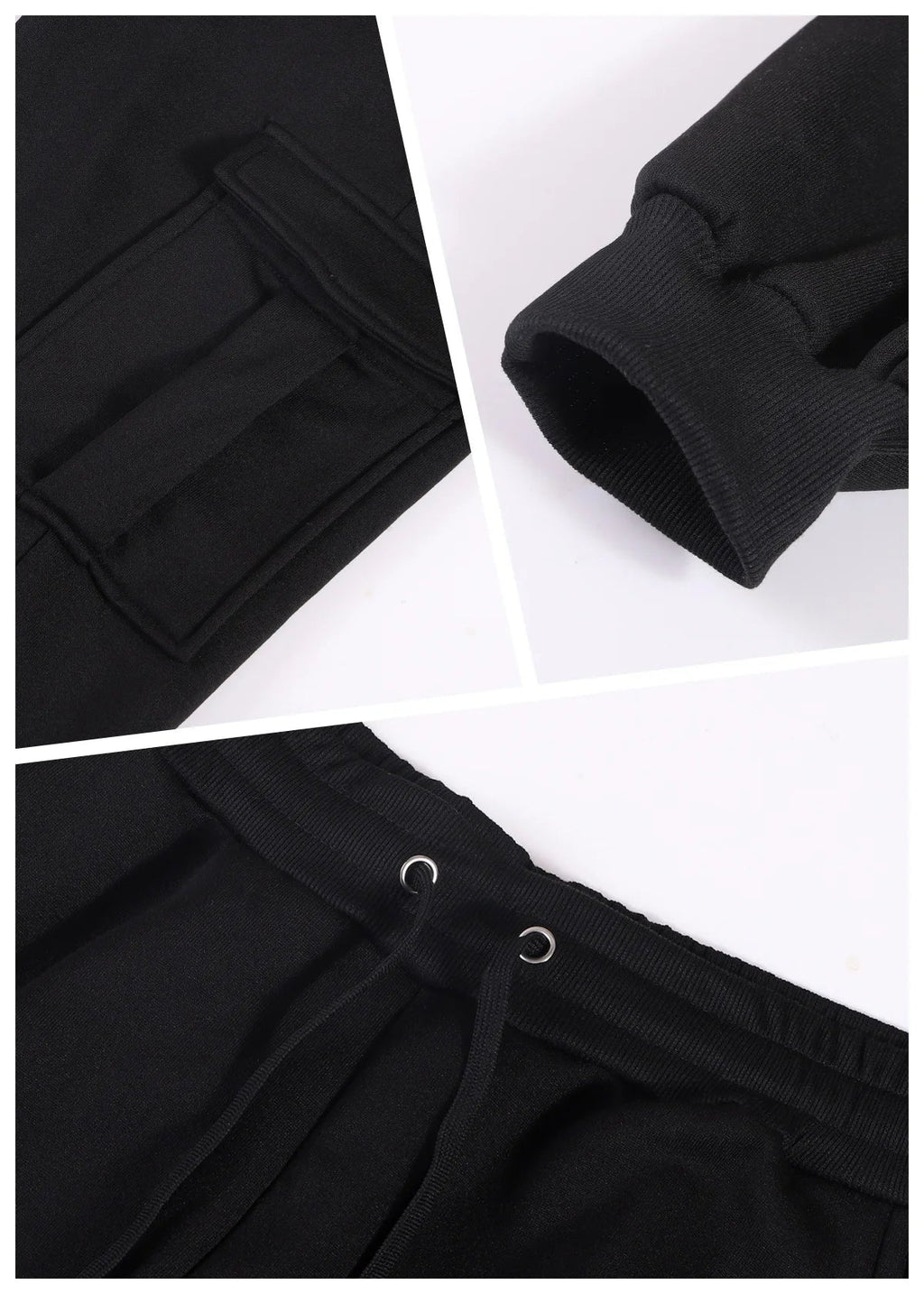 Men's Straight Fit Multi-Pocket Sweatpants