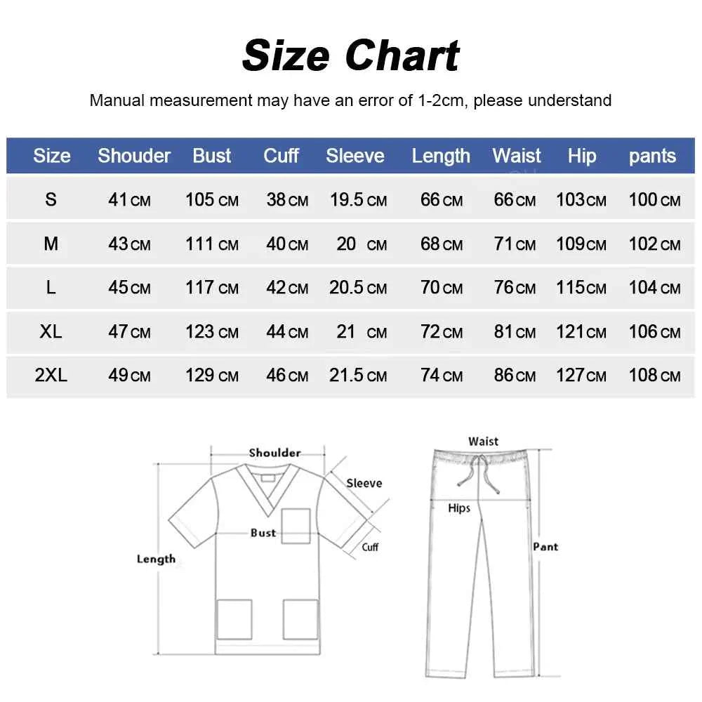 Women's Medical Suit Surgical Gown with Pockets