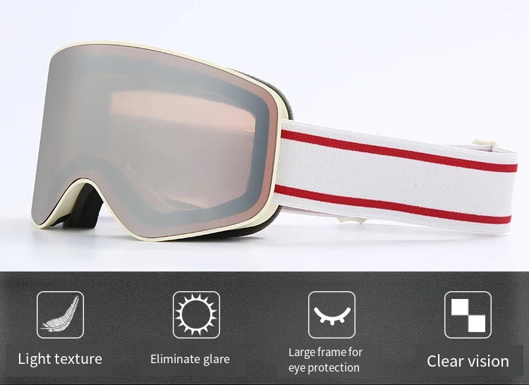 UV400 Anti-Fog Ski Snowboard Goggles