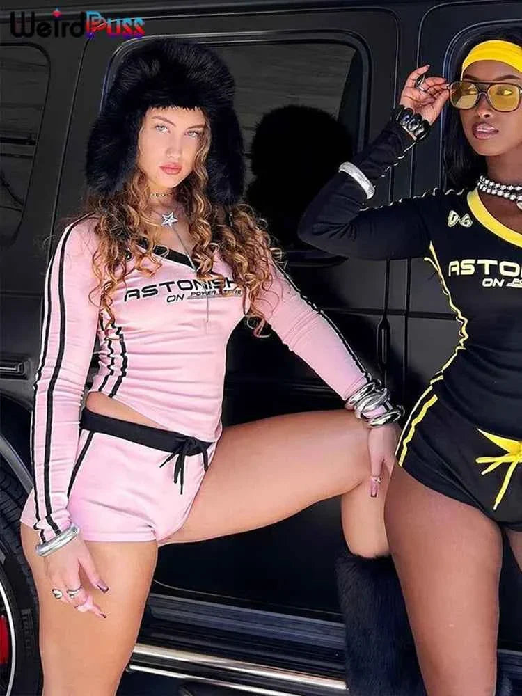 Weird Puss Women's Sporty Tracksuit Set