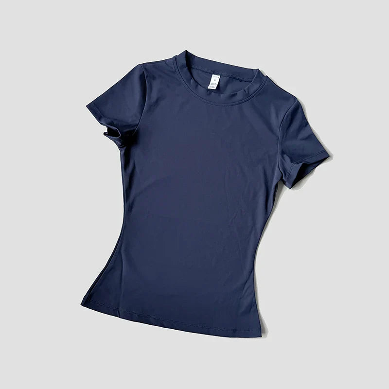 FlexiFit Seamless Yoga Tee for Active Women