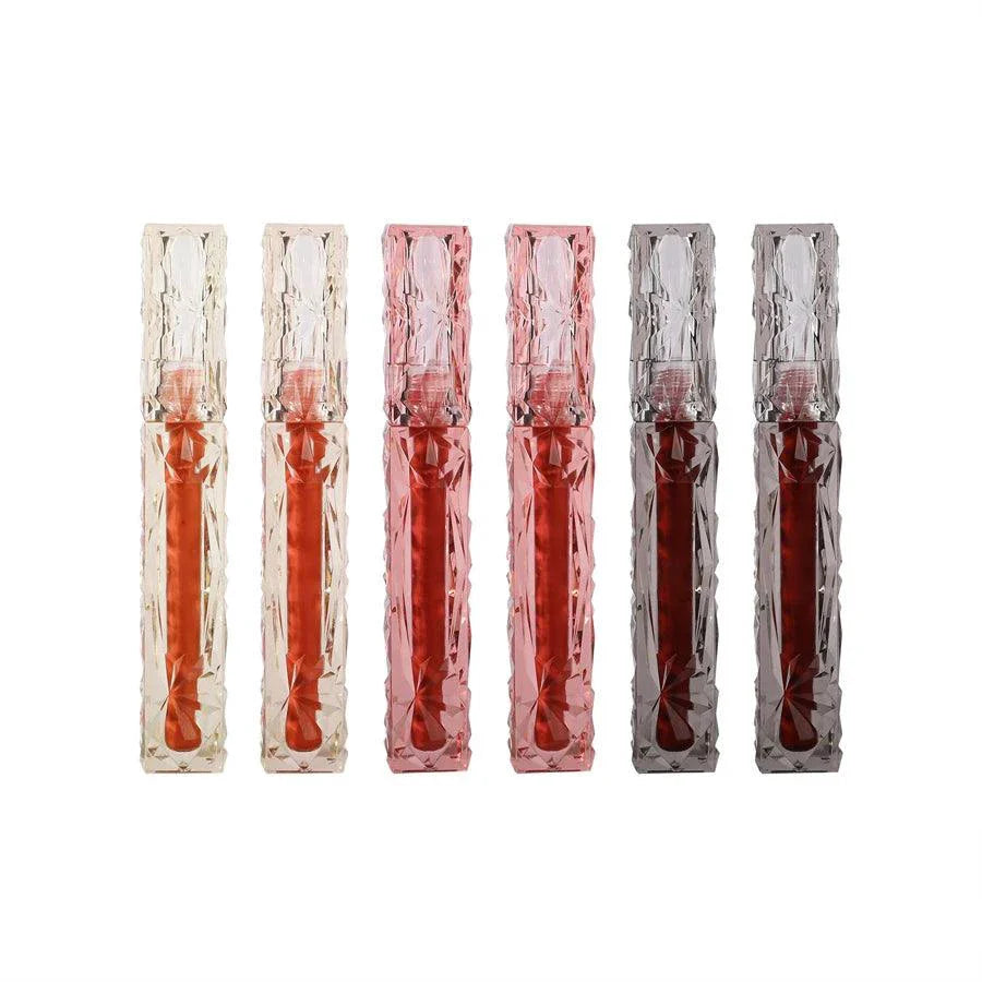 Long-Lasting Lip Gloss - Moisturizing Waterproof Mirror Finish