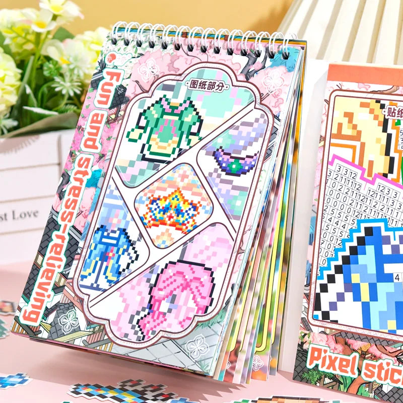 ZIYI Dress Up Pixel Art Stickers
