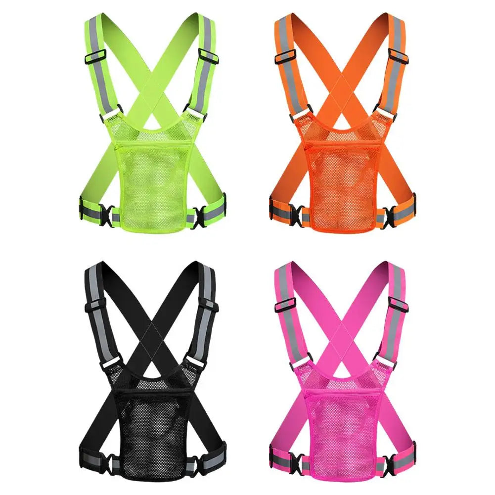 NightSafe Reflective Vest for Outdoor Sports