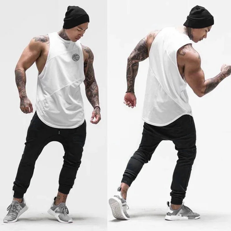 MuscleFlex Stringer Vest: Gym & Hip Hop Tank