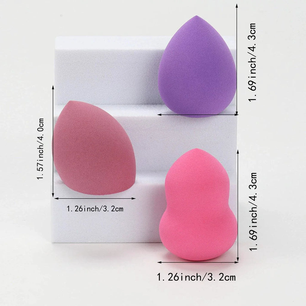 Beauty Sponge Set - Foundation Mixing Puffs 6-60 Pieces