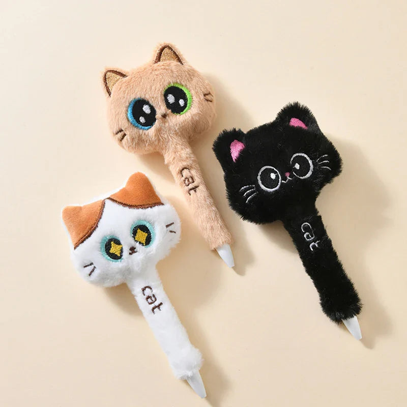 Plush Cat Gel Pens