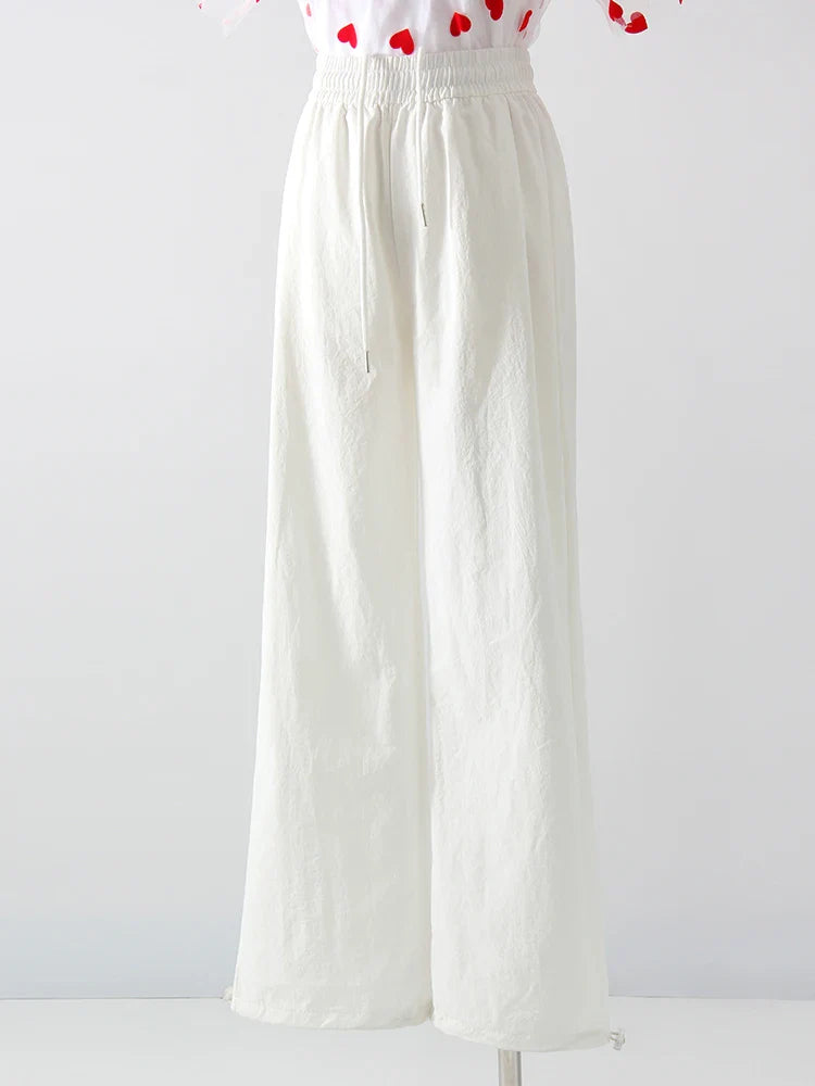 ChicEase High Waist Wide Leg Joggers