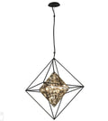 Troy Lighting Epic Pendant in Forged Iron, Size Medium