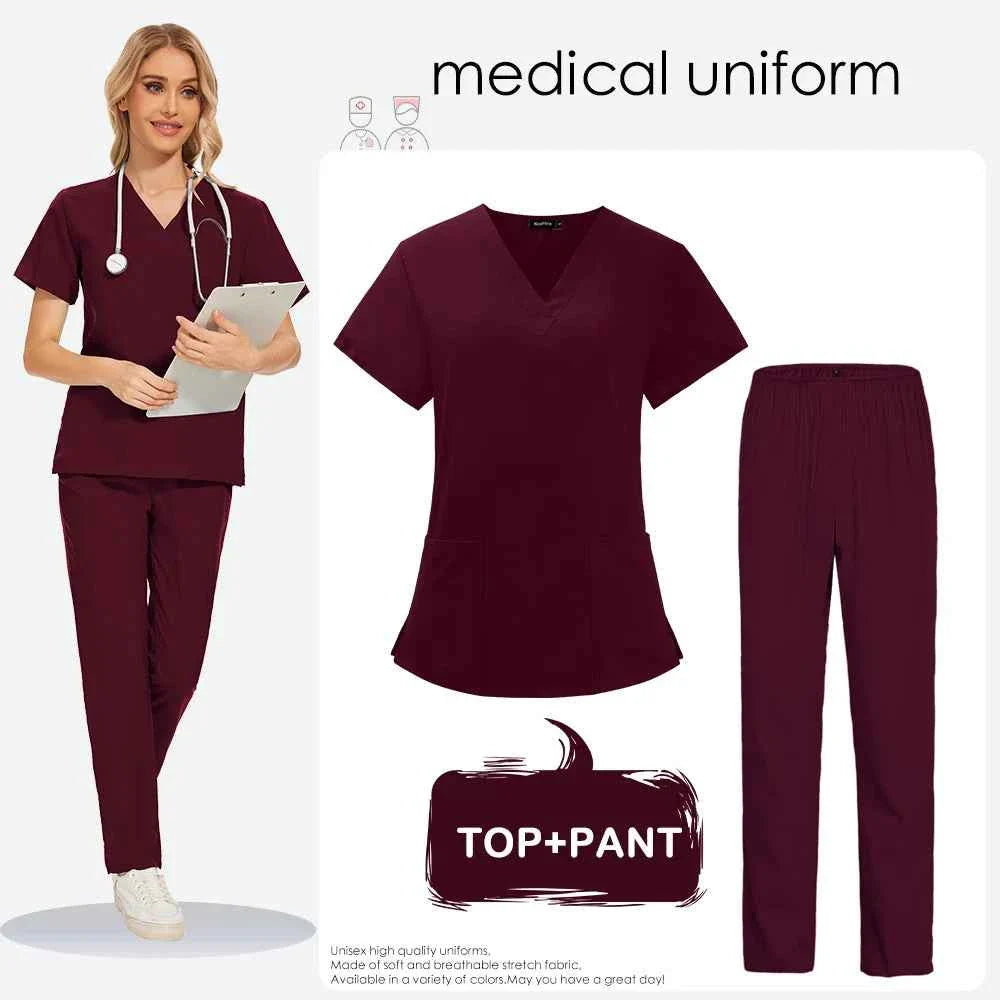 Women's Medical Scrub Uniform for Health Professionals