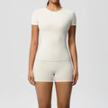 2PC Quick-Dry Gym Leggings & Top Set