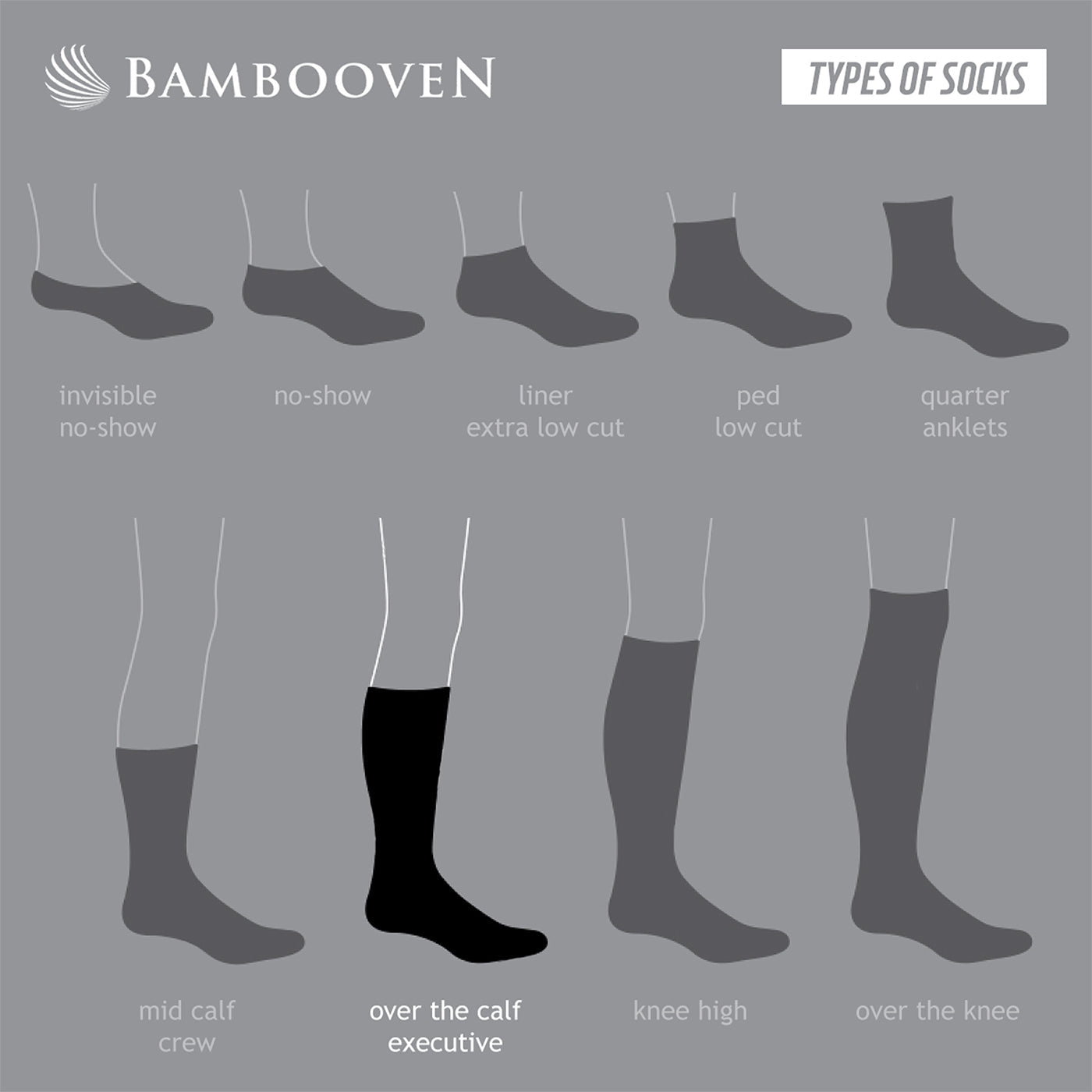 Men’s Bamboo Dress Socks 6-Pack – Assorted Colors
