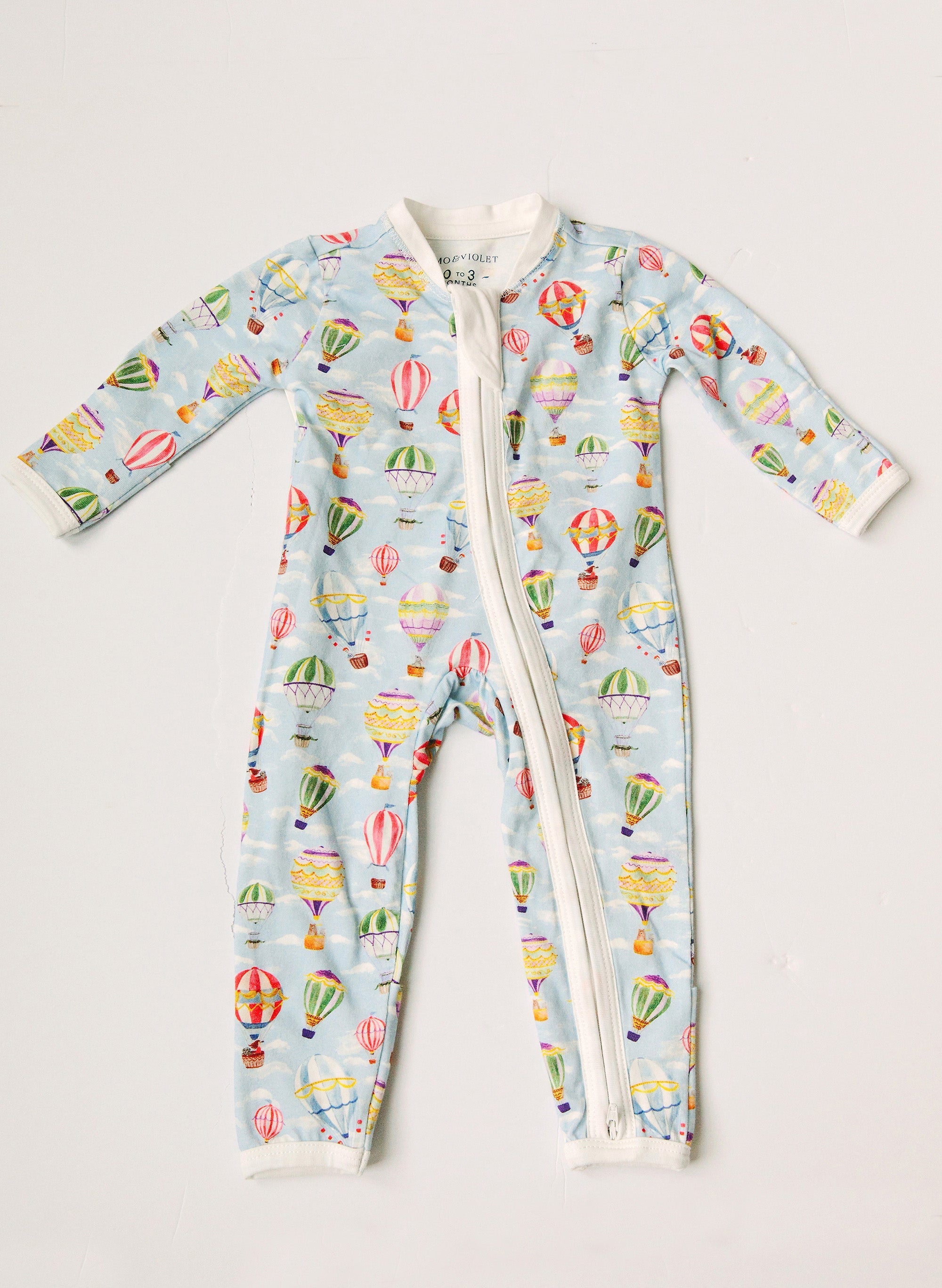 Zippered One-Piece - Up, Up & Away