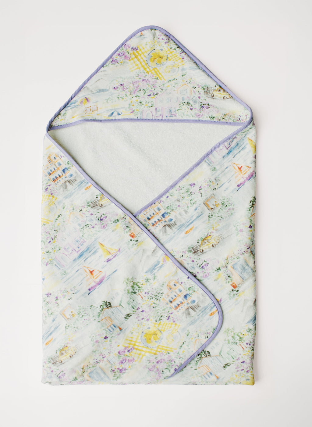 Hooded Bath Towel - Limoncello