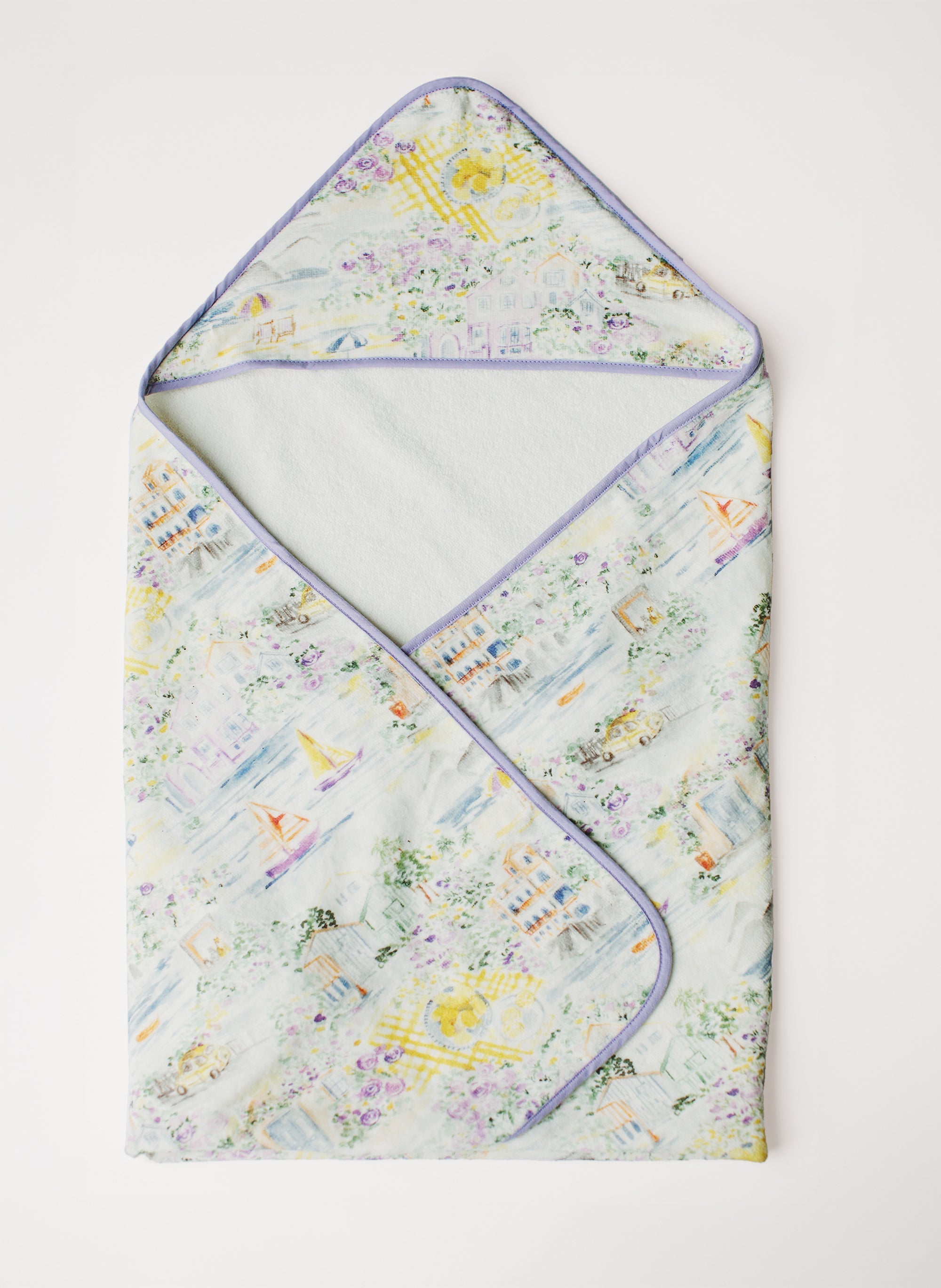 Hooded Bath Towel - Limoncello