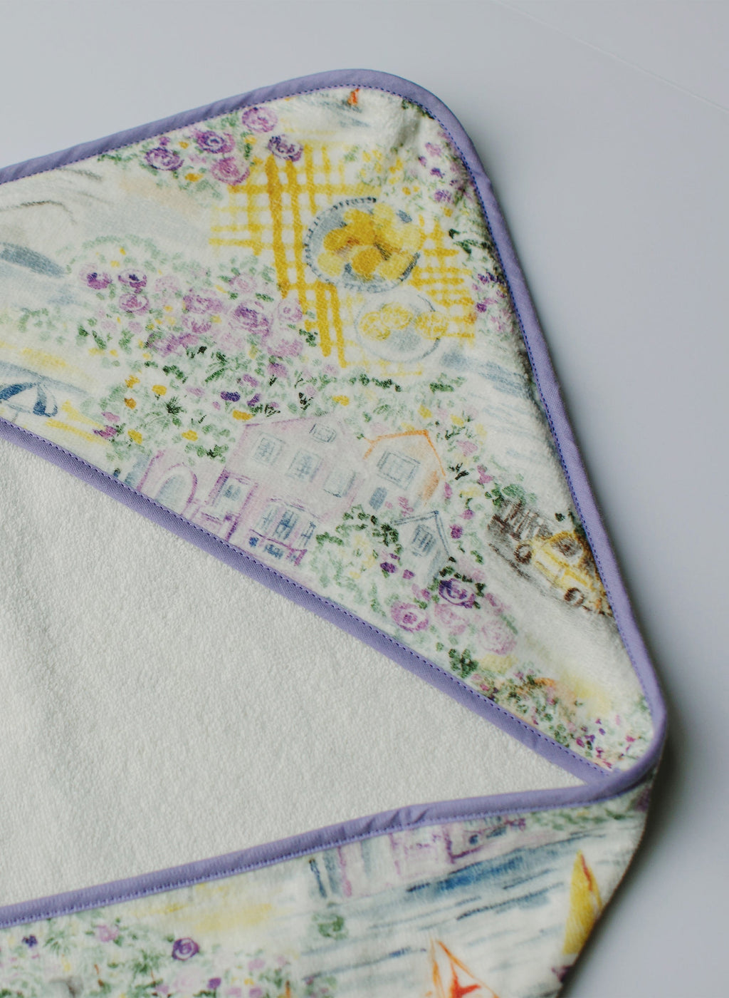 Hooded Bath Towel - Limoncello