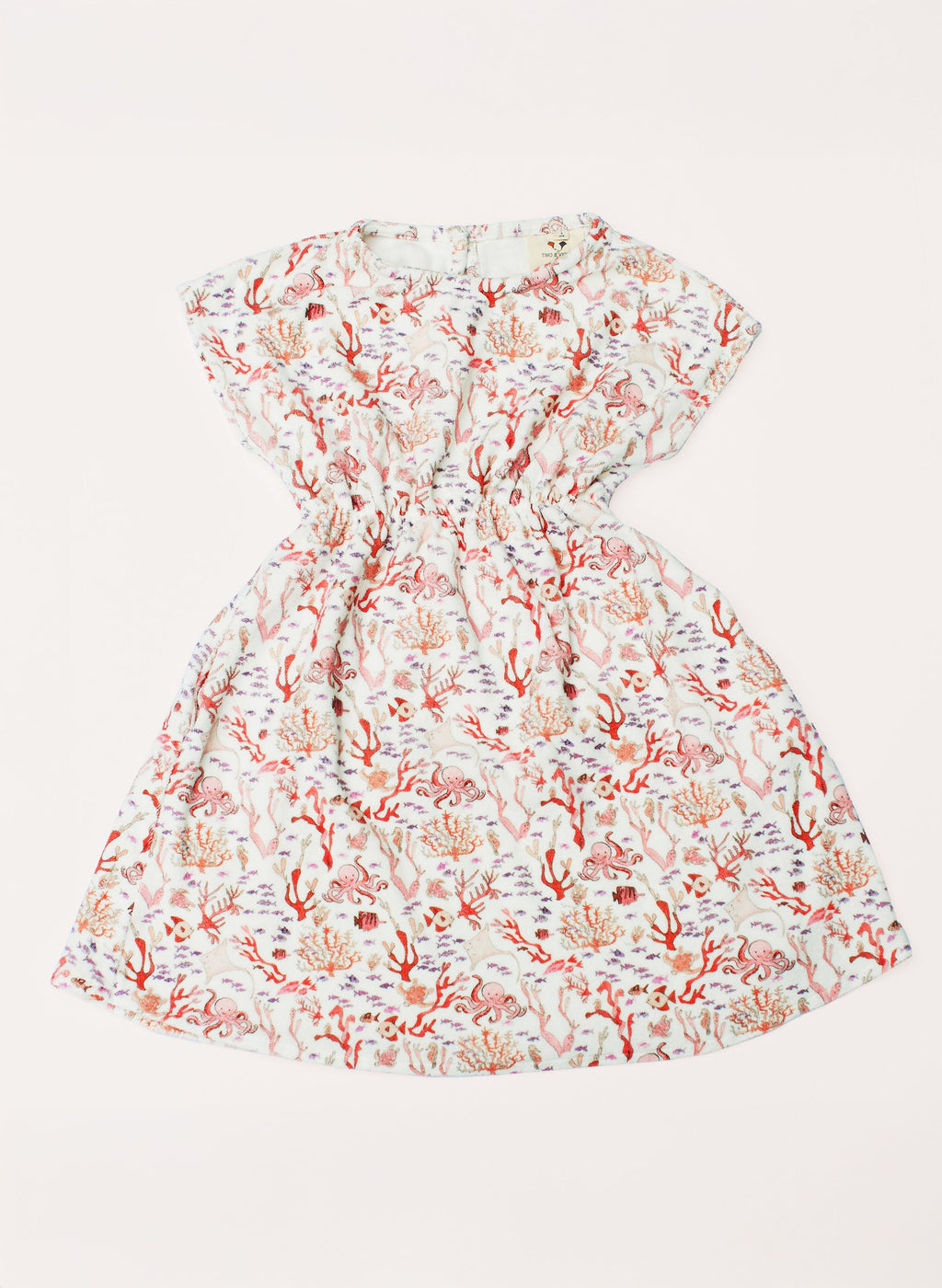 Delphine Dress - Rosy Coral Reef