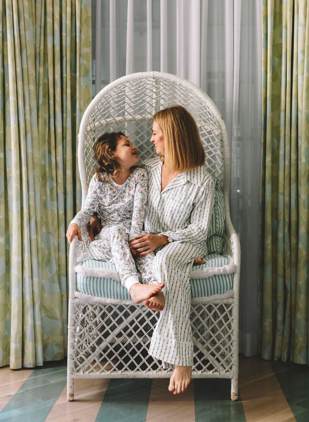 Women's Parker Pajama Set - Fern Stripe