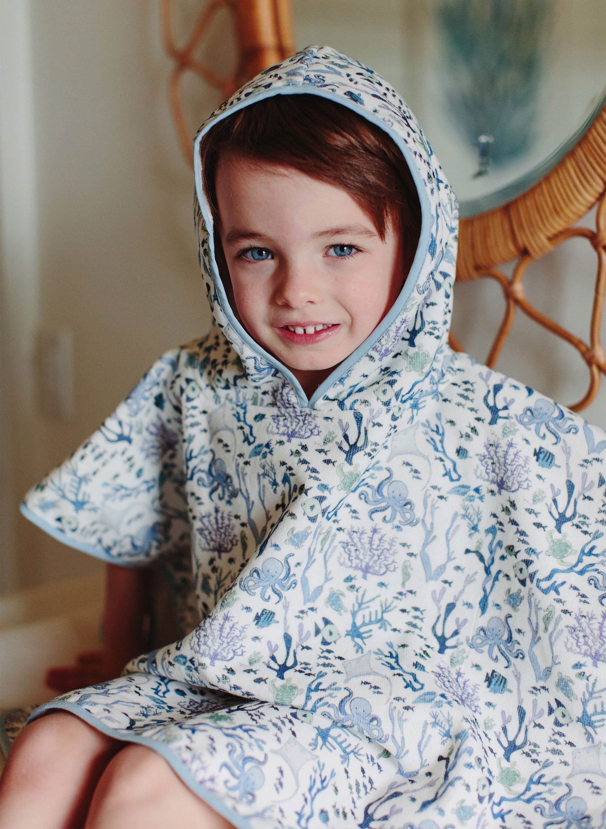 Swim Poncho - Coral Reef