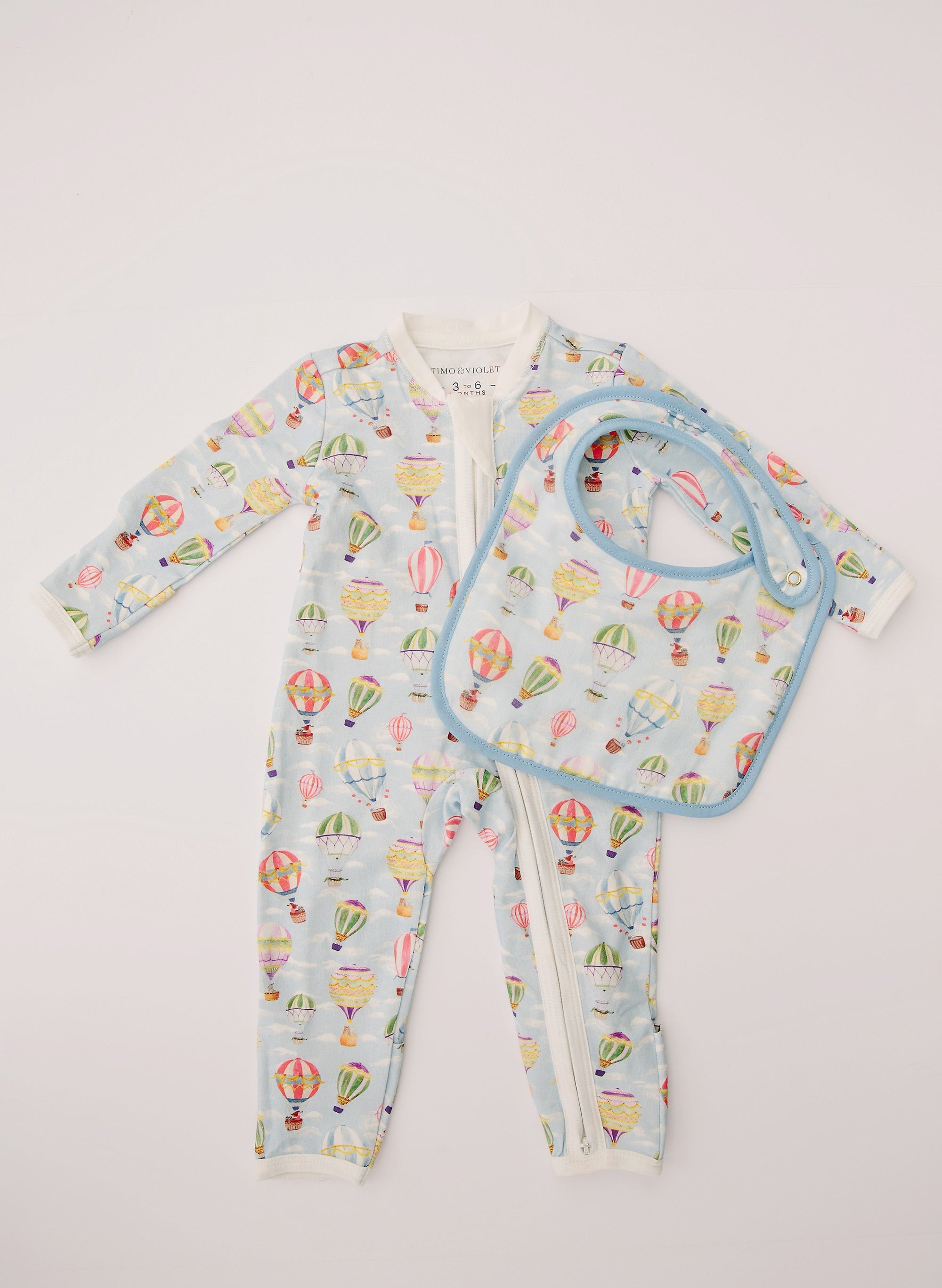 Zippered One-Piece - Up, Up & Away