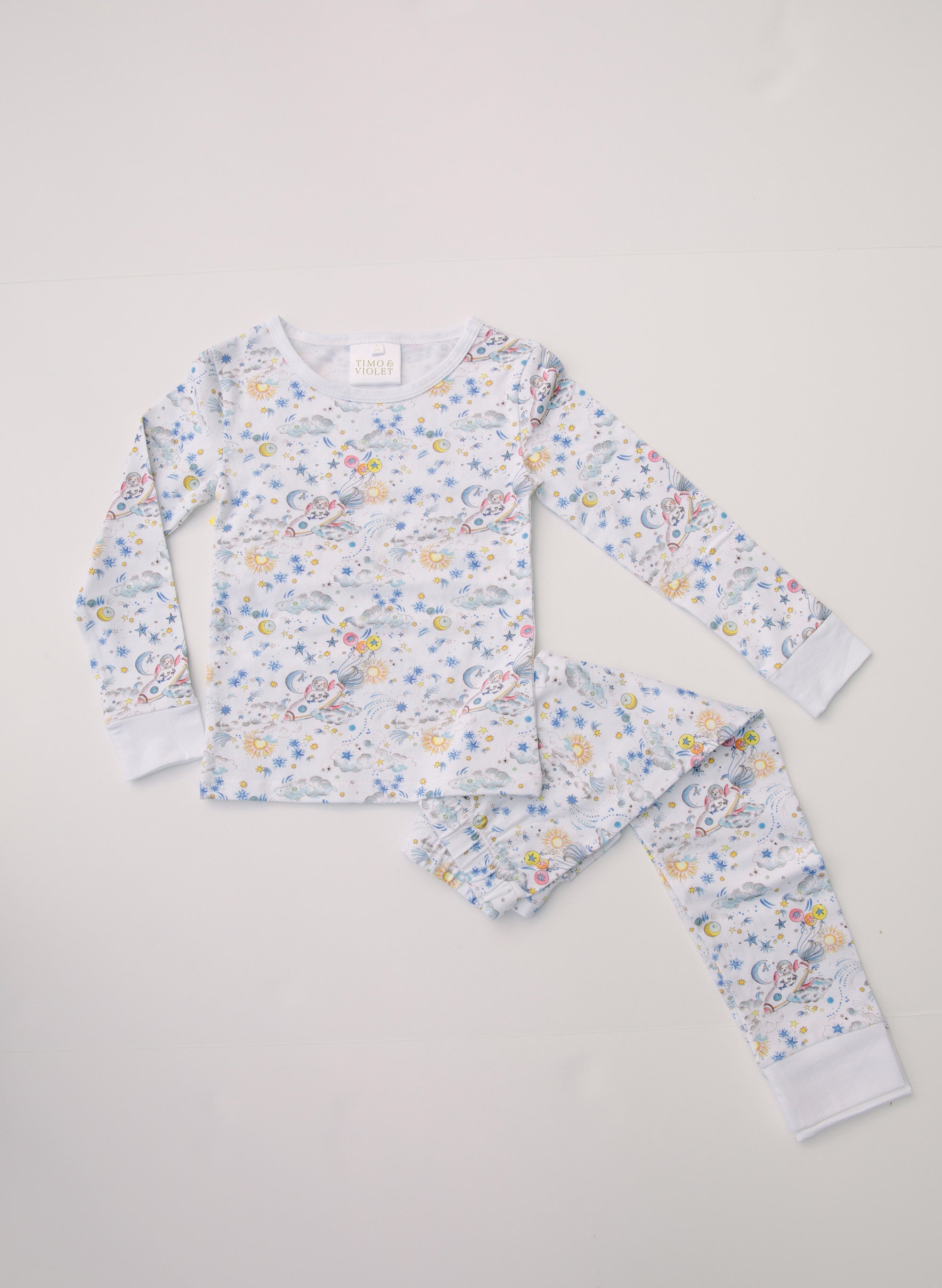 Two Piece Pajamas - Dog-O-Naut