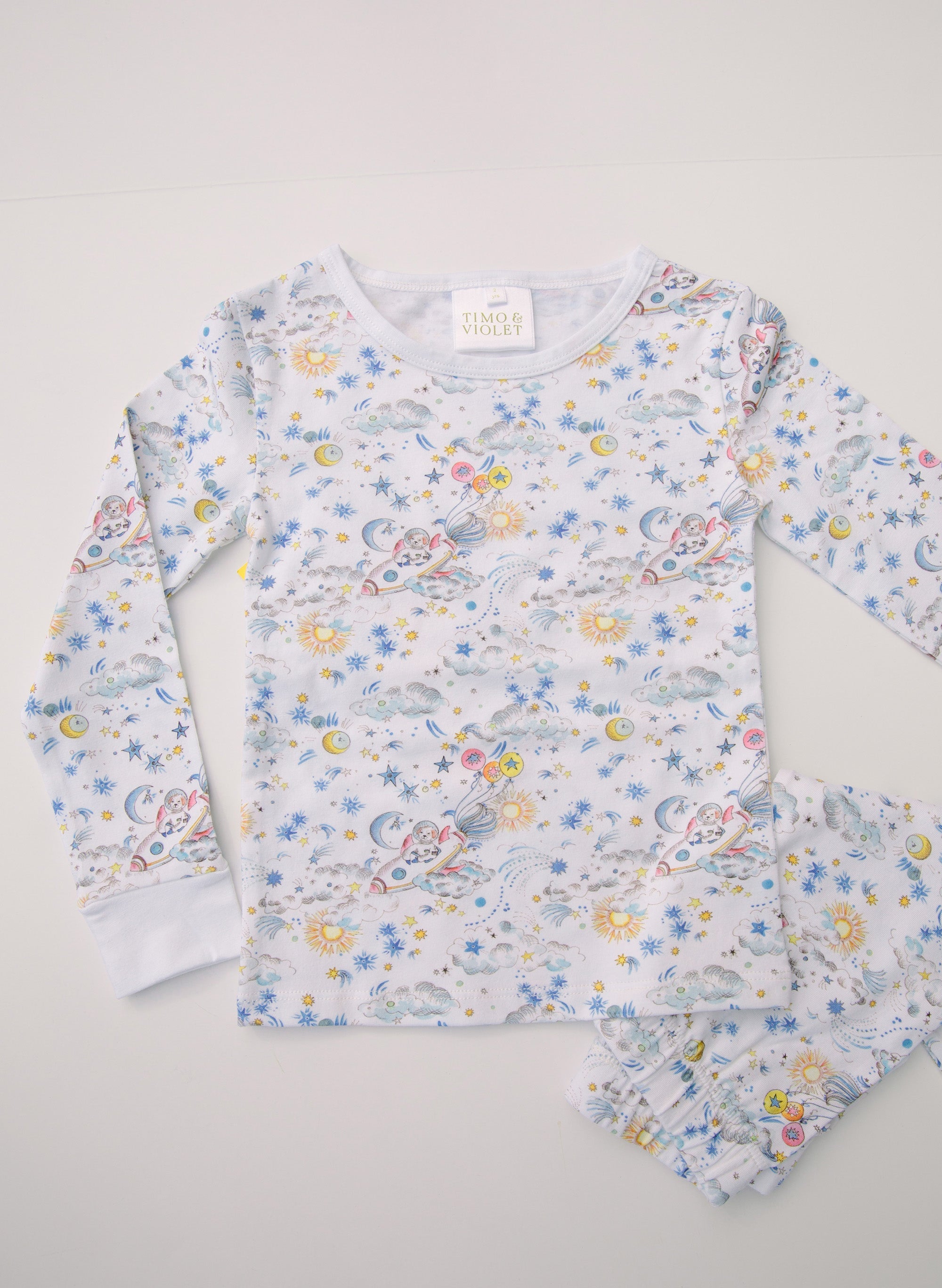 Two Piece Pajamas - Dog-O-Naut