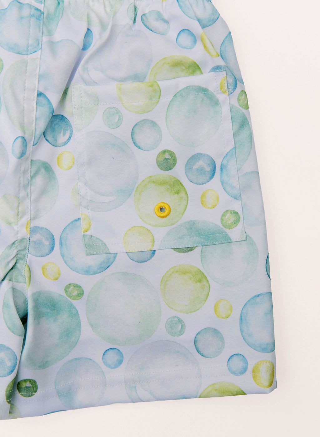 Duck Swim Short - Seafoam Bubbles