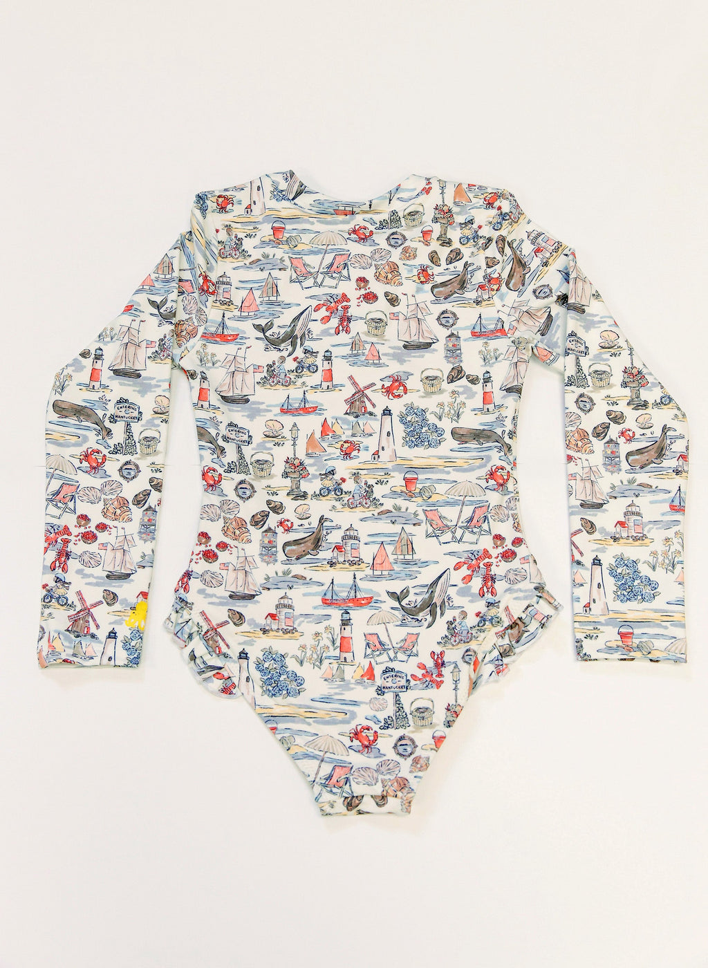 Girl's Rashguard Swimsuit- Voyager's Lens