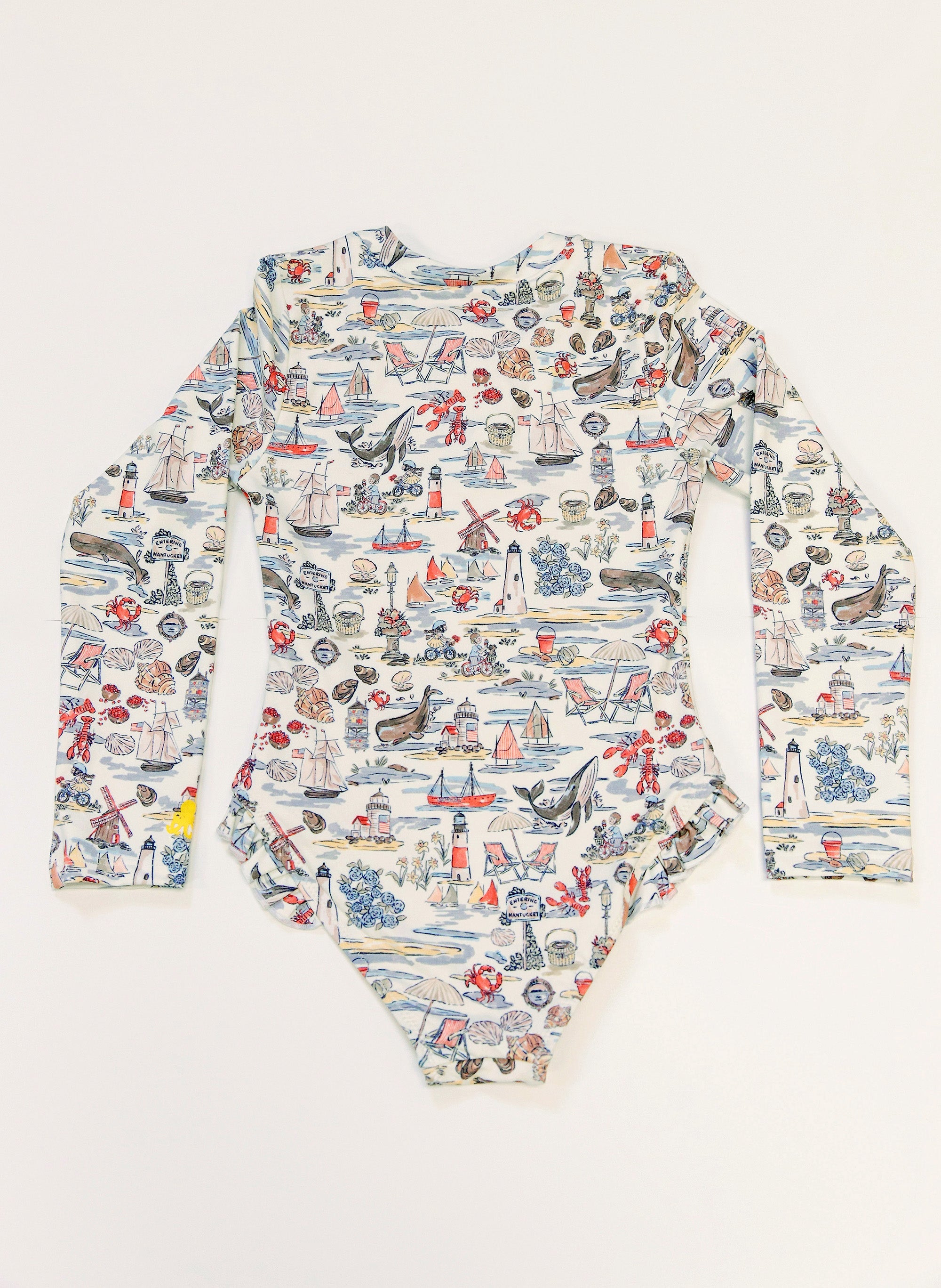 Girl's Rashguard Swimsuit- Voyager's Lens