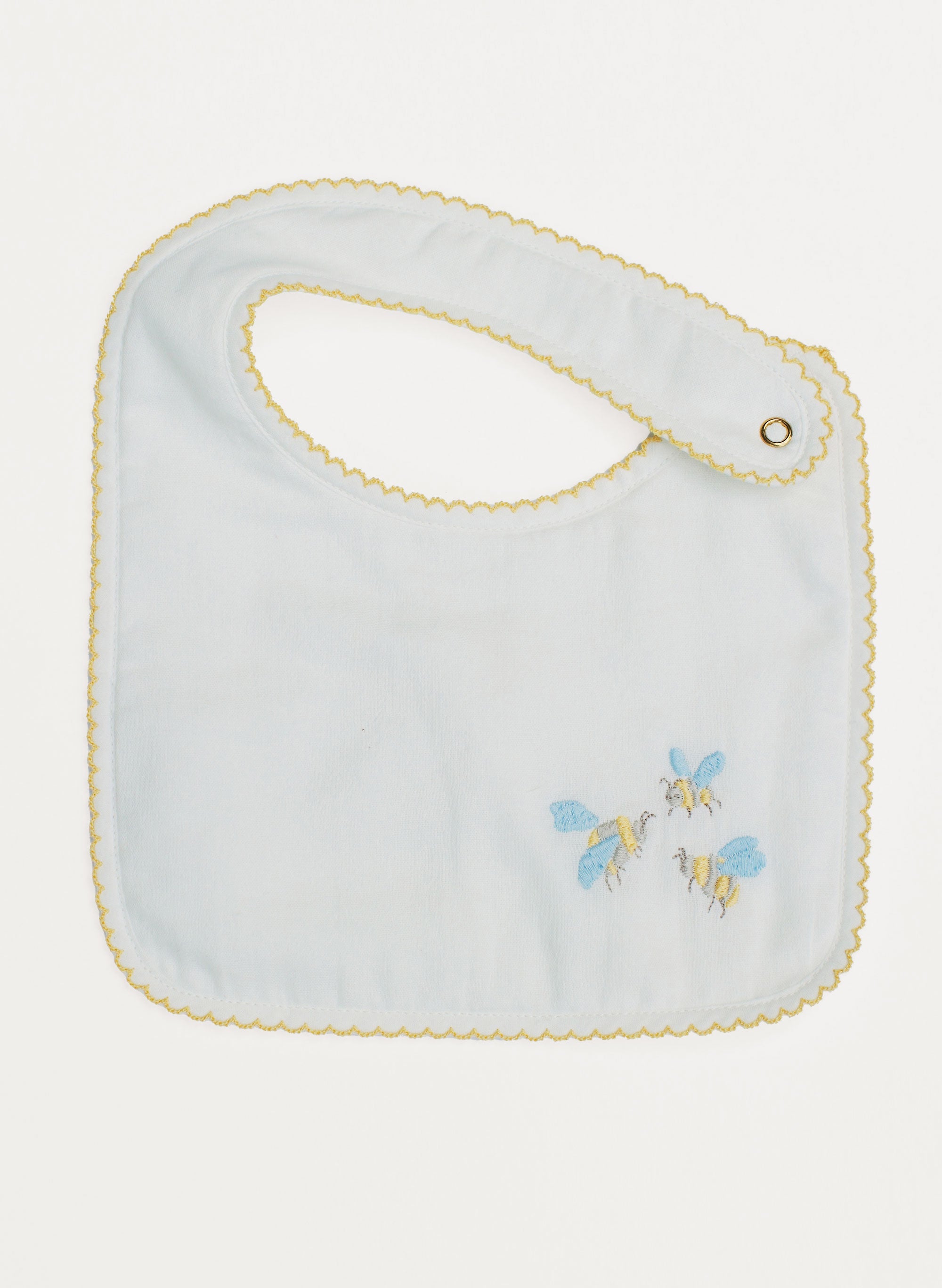 Classic Bib - Embroidered Bee