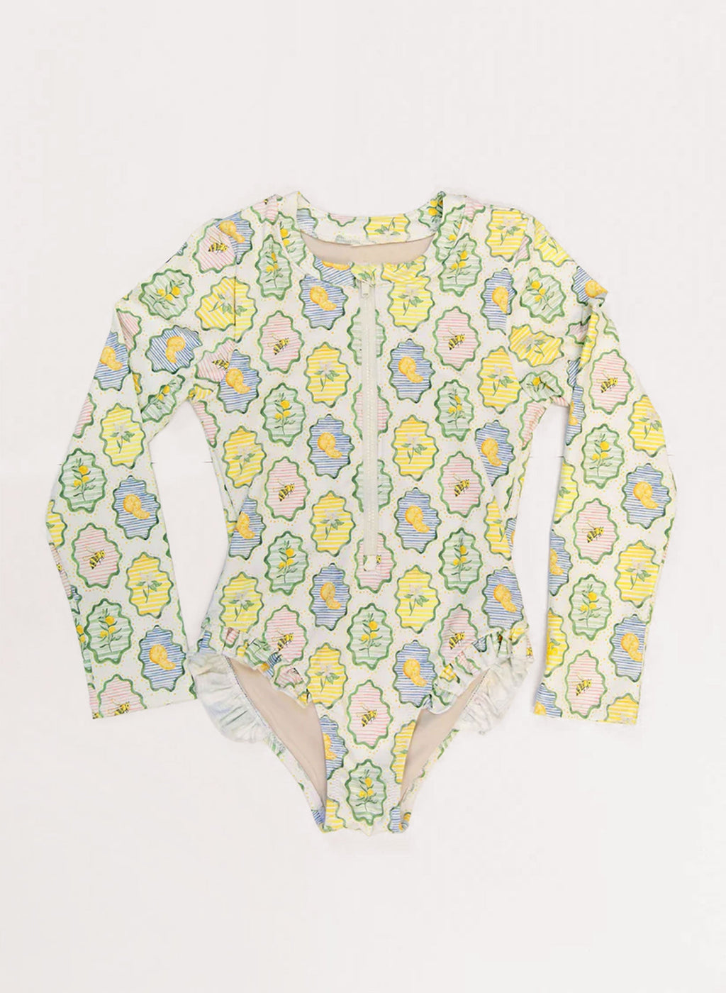 Girl's Rashguard Swimsuit - Nature's Windows