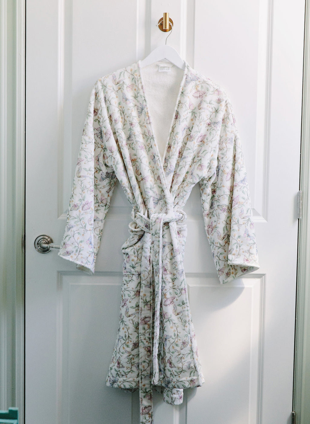 Women's Dahlia Bathrobe - Botanical Whisper