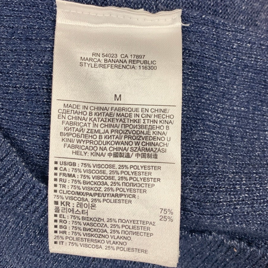 Banana Republic Womens Medium Long Sleeve Button Up Knit Cardigan Sweater