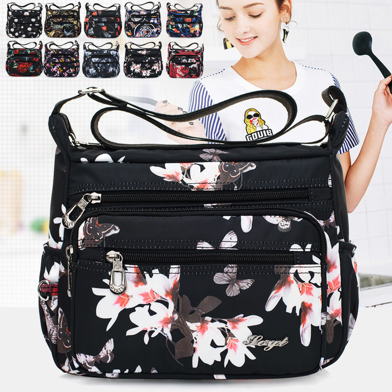Women's Nylon Crossbody Shoulder Bag – High-Capacity Casual Everyday Handbag