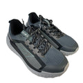 Hi-Tec Mens Size 8 Black Gray Mesh Lace Up Athletic Running Tennis Shoes