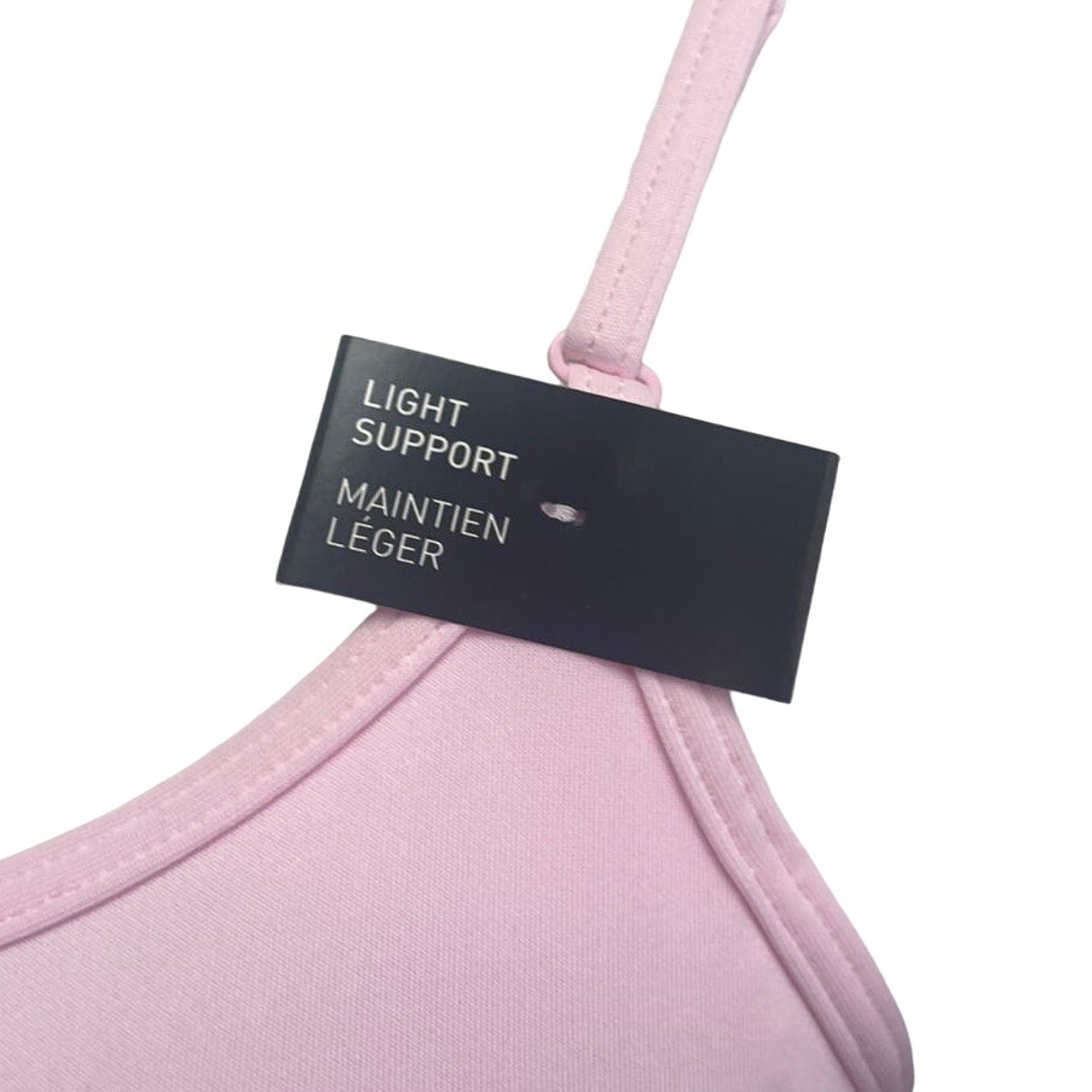 New Adidas Small 36AC Pink Light Support Removeable Pads Training Sports Bra