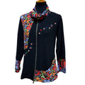 Orientique Naturally Austrailian Small Double Zip Long Sleeve Lightweight Top