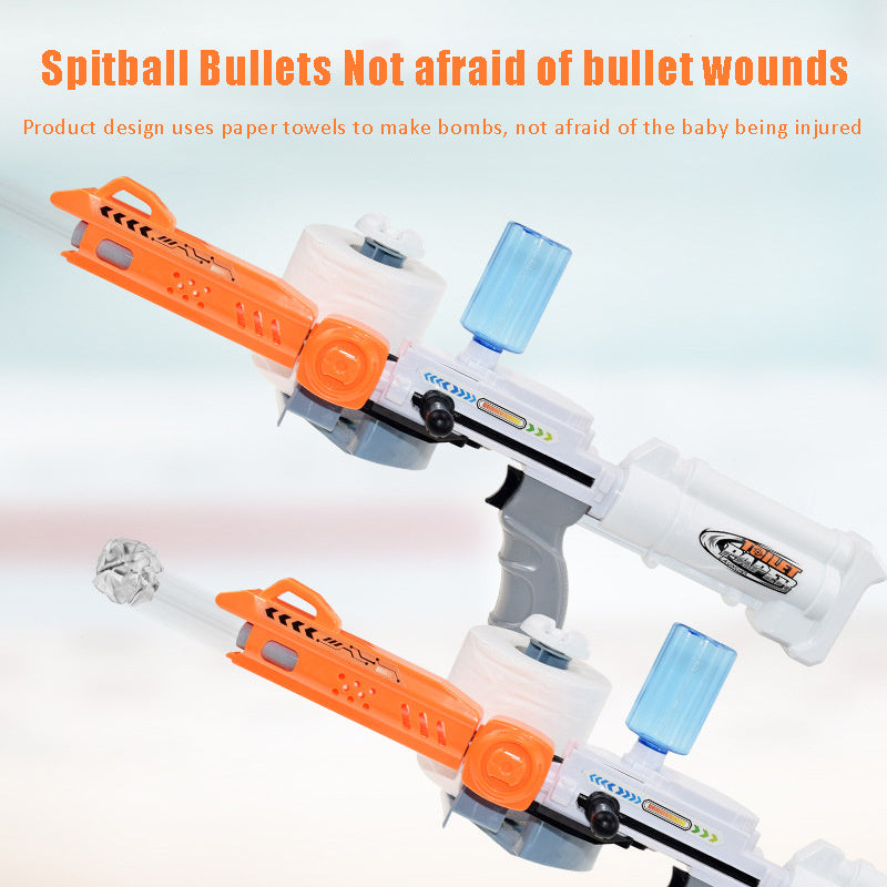 Children's Toilet Paper Launcher Plastic Toy