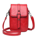 Women's Mini Crossbody Phone Purse - Luxury PU Leather Shoulder Bag with Adjustable Strap