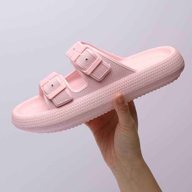 Women's Platform Buckle Sandals - Soft EVA Sole Summer Slippers