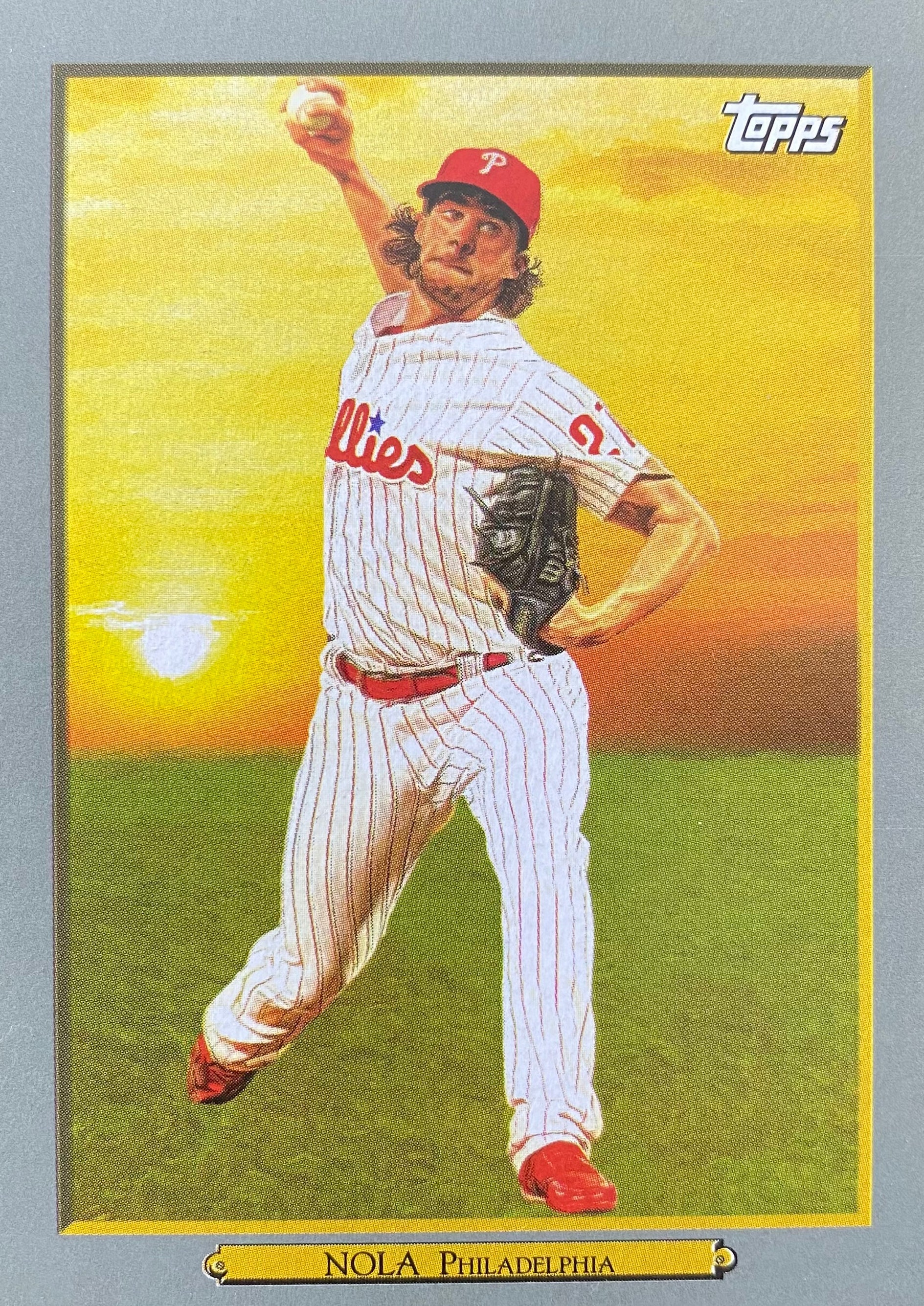 Aaron Nola Baseball Card Belts