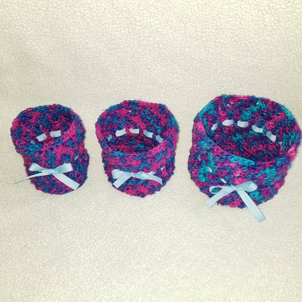 Abigail Basket Trio Crochet Pattern