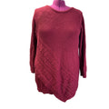 Westport Womens Plus Size 3X Long Sleeve Crew Neck Cabled Pullover Sweater